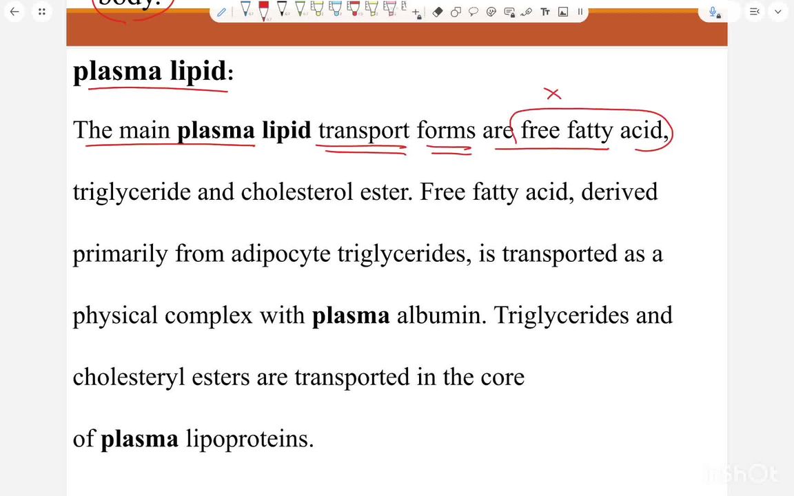 Plasma lipoproteins