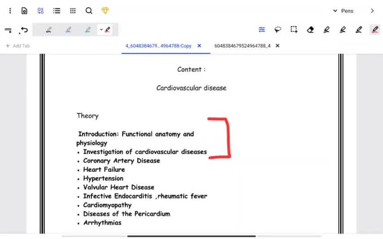 Investigation of Cardiovascular system