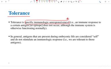 Autoimmunity and tolerance - Part 1