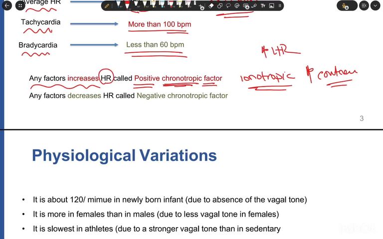 Cardiac output and heart rate - part 1