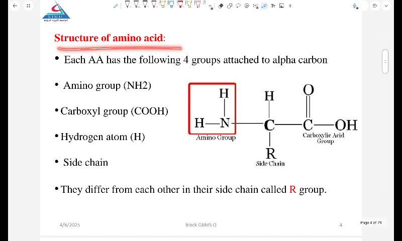 amino acid chemistry