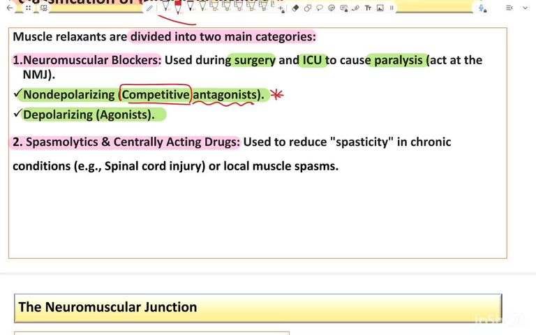 Skeletal muscle relaxants