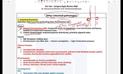 intestinal diverticula