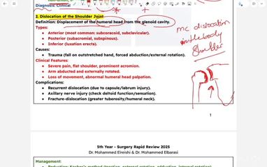 shoulder dislocation