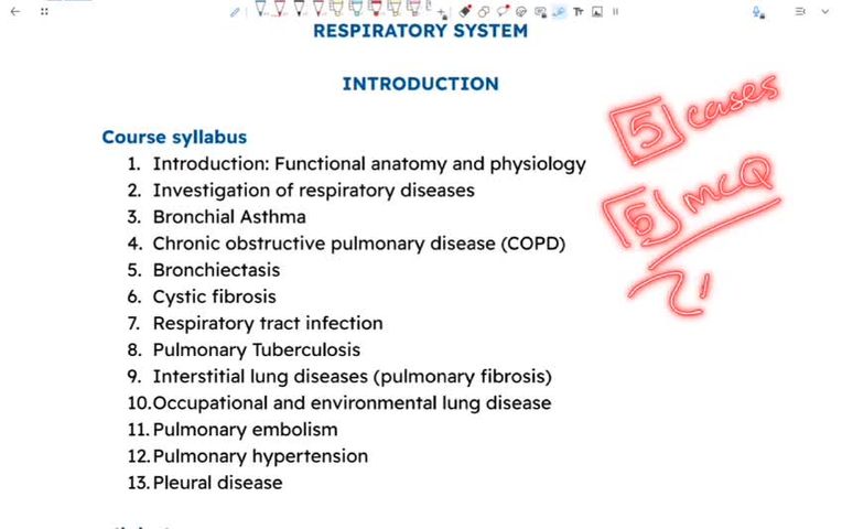 Introduction to Respiratory system